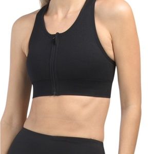 Zip Front High Impact Sport Bra